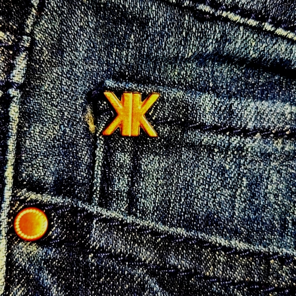 Kardashian Kollection| The Kim Dark Indigo Denim Jean Size 10 - Picture 5 of 17
